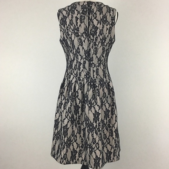 🆕️ Anthropologie HD Black Lace Dress - Fit and Flare Style. NWT - Picture 6 of 14
